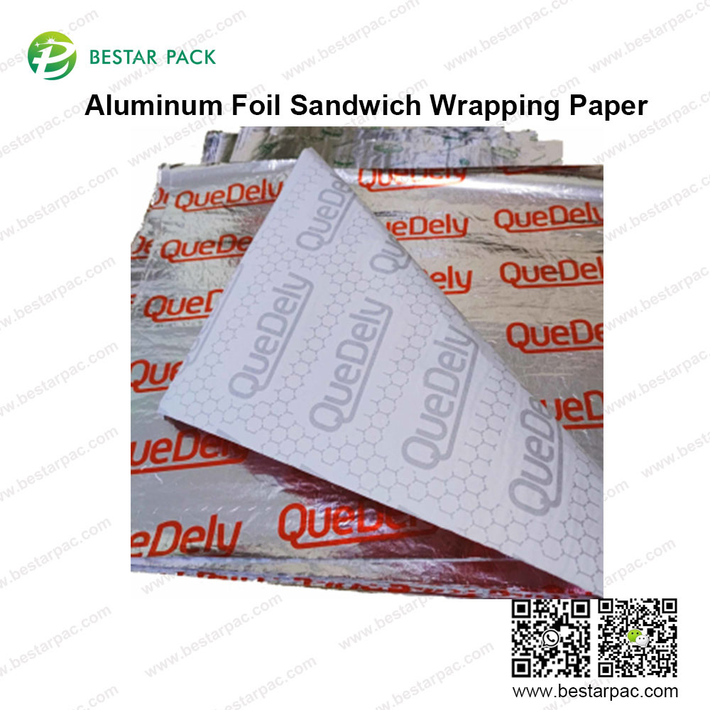 Kertas Pembungkus Roti Sandwich Aluminium Foil